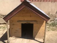 Taxta it evi - Material: qalın taxta lövhələrdən yığılmış korpus — фото 2