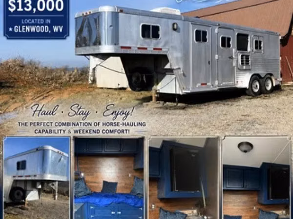 1995 Featherlite Trailers 8546 Gooseneck Horse Trailer