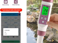 Tester apă 7 în 1: pH, TDS, EC, ORP, Salinitate, Temp., S.G. — 照片 4