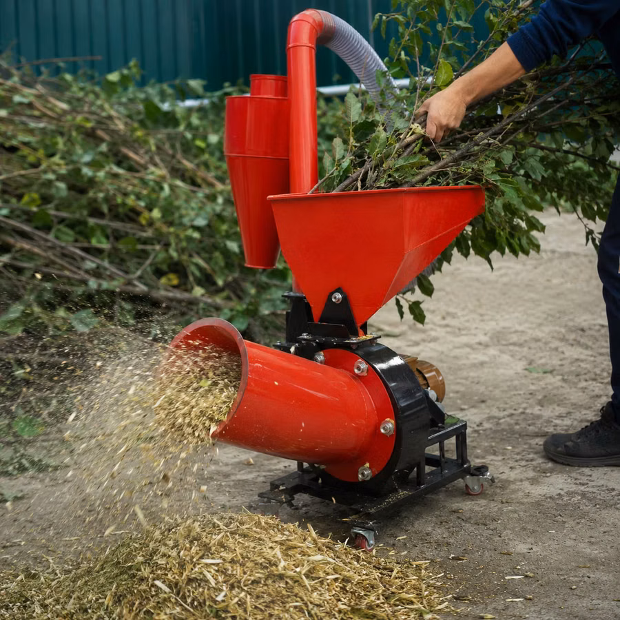 Измельчитель и мельница для тюков Demetra DM-400BL с вакуумным отсосом