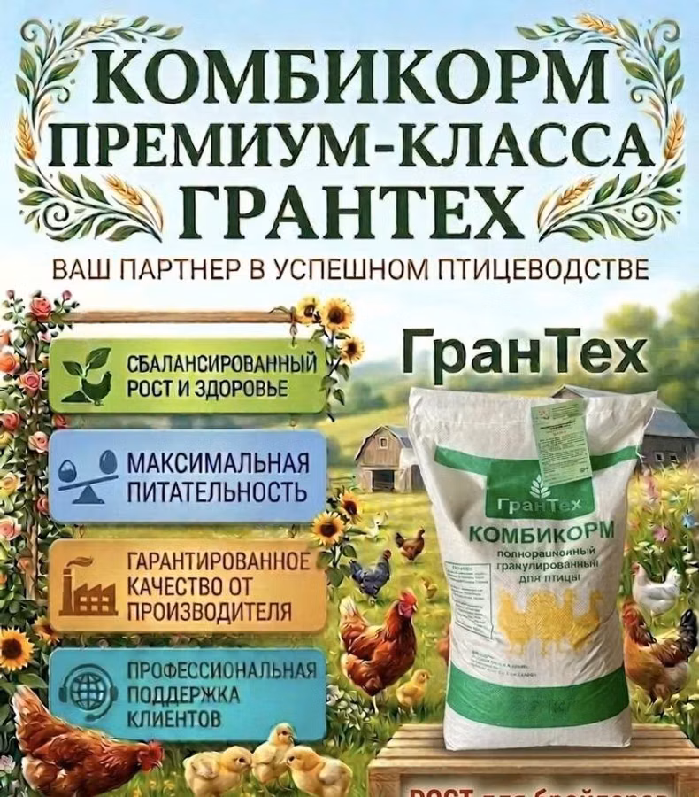 Комбикорм для бройлеров