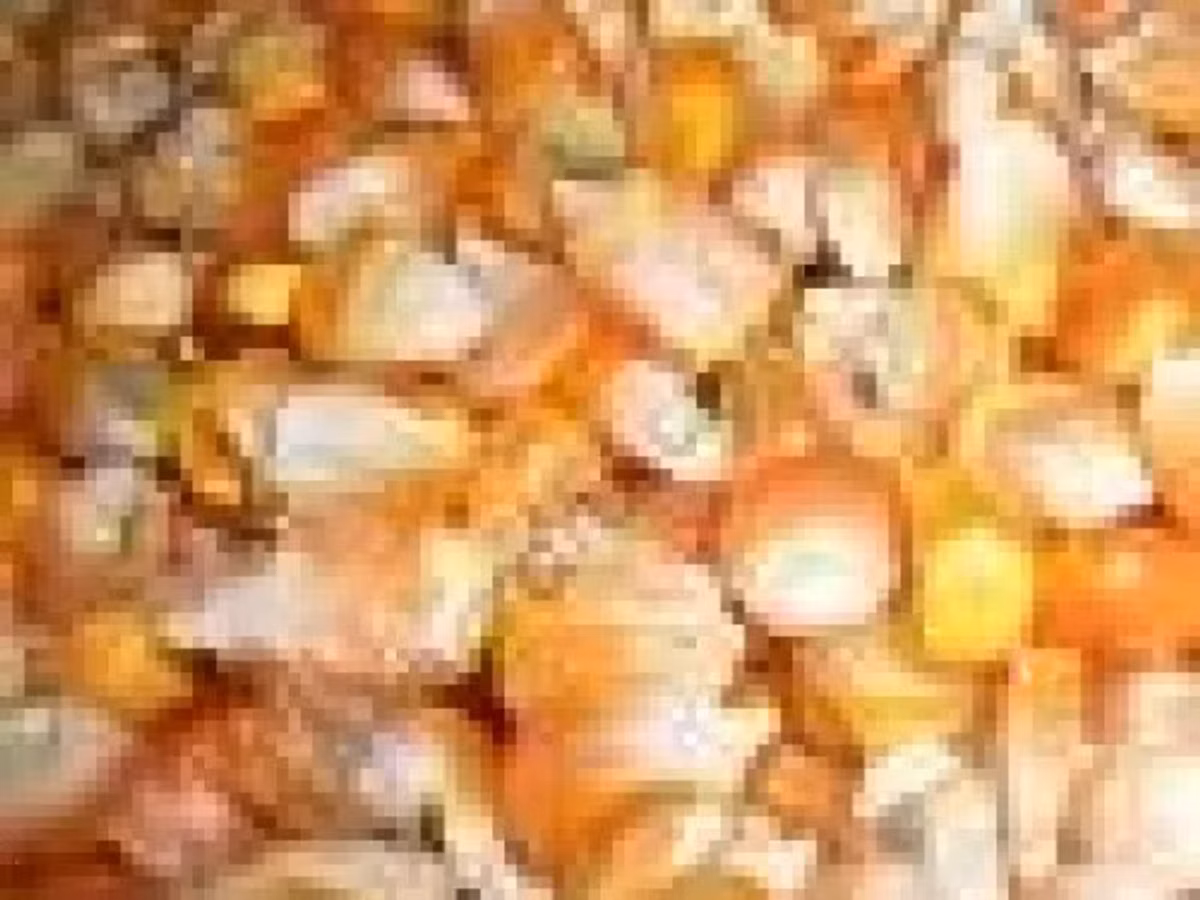 Кукуруза продовольственная в мешках
