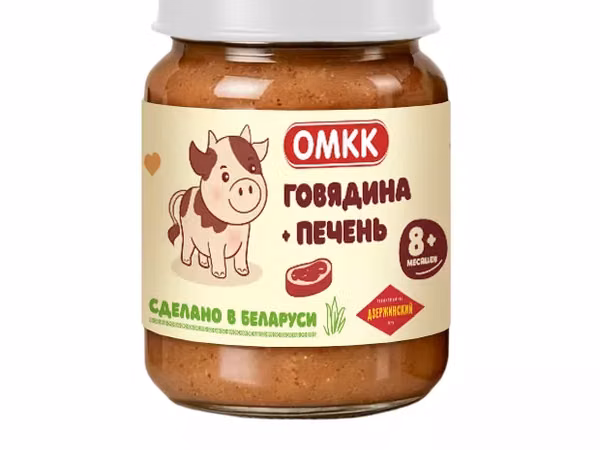 Говядина с печенью мясное пюре дет. 90г
