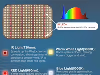 Fecida 1000w 12000 lumen лампа для растений — 照片 5