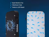 Fecida 1000w 12000 lumen лампа для растений — 照片 2