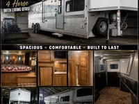 2001 Sundowner Trailers Sunlite Gooseneck Horse Trailer — 1 зураг